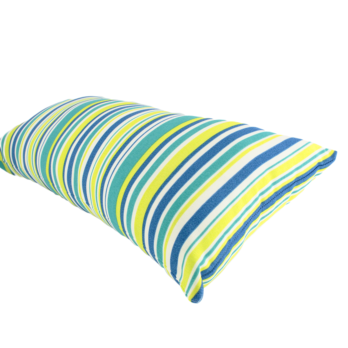 Turquoise Stripe Outdoor Pillows